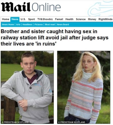 Brother and sister who had sex in a lift walk free from 