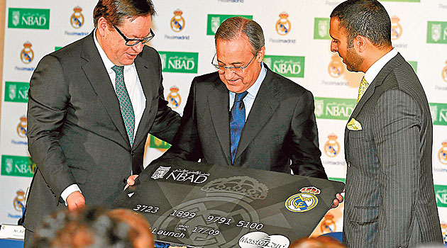 Acordo com banco rendeu um grande patrocínio ao Real Madrid