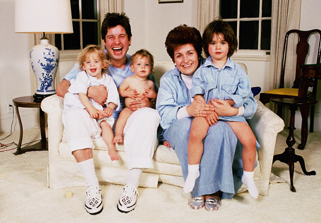 Com um look mais clean, Ozzy também teve o seu momento super família (Getty Images)