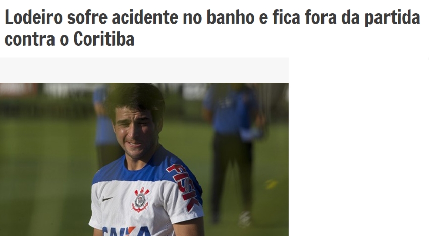 Lodeiro machucou o pé no banho e desfalcou o Corinthians por muitos jogos
