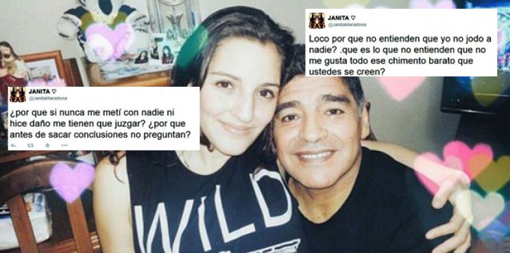 Filha de Maradona se reencontra com o pai e o perdoa
