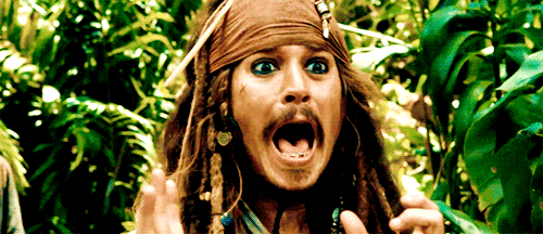 GIF Johnny Depp como Jack Sparrow