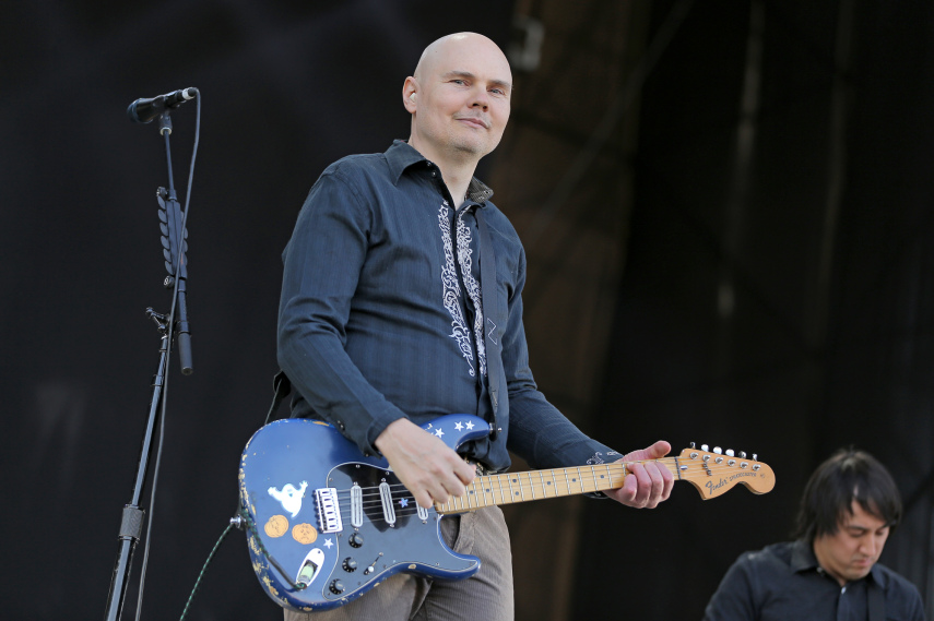 Billy Corgan, o eterno careca frontman dos Smashing Pumpkins 