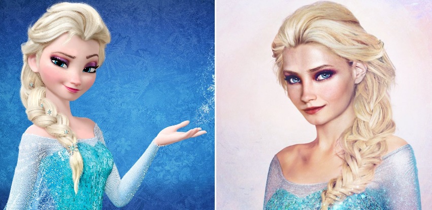 As imagens fazem parte de uma série composta por diversas princesas da Disney na vida real (Reprodução/Jirka Väätäinen)