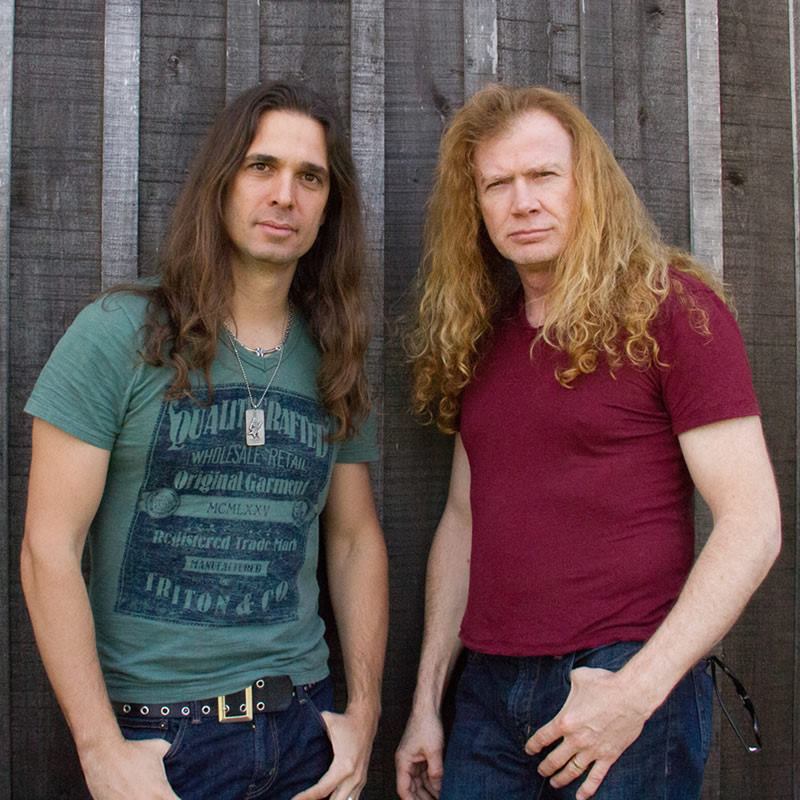Kiko Loureiro e Dave Mustaine