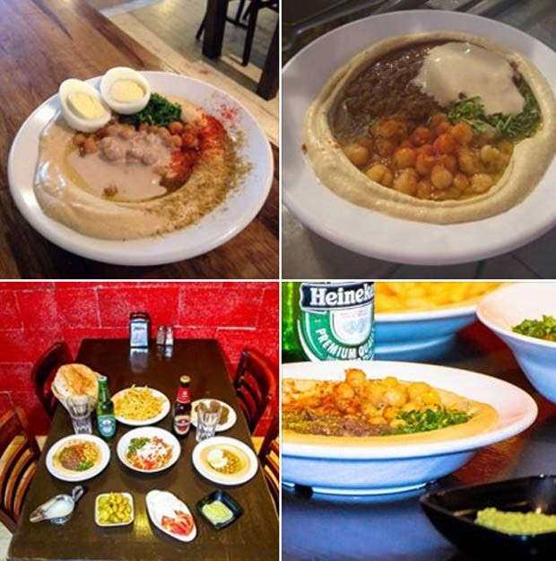 pratos árabes e judeus