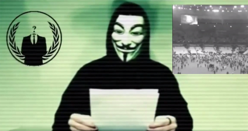 Hackers do grupo Anonymous deixam mensagem de guerra ao terrorismo