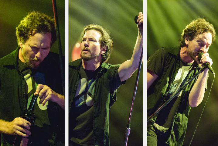 Eddie Vedder, do Pearl Jam, no Morumbi