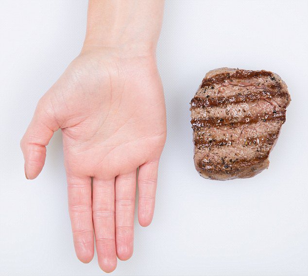 Nutricionista usa palma da mão para indicar as porções ideais de cada alimento