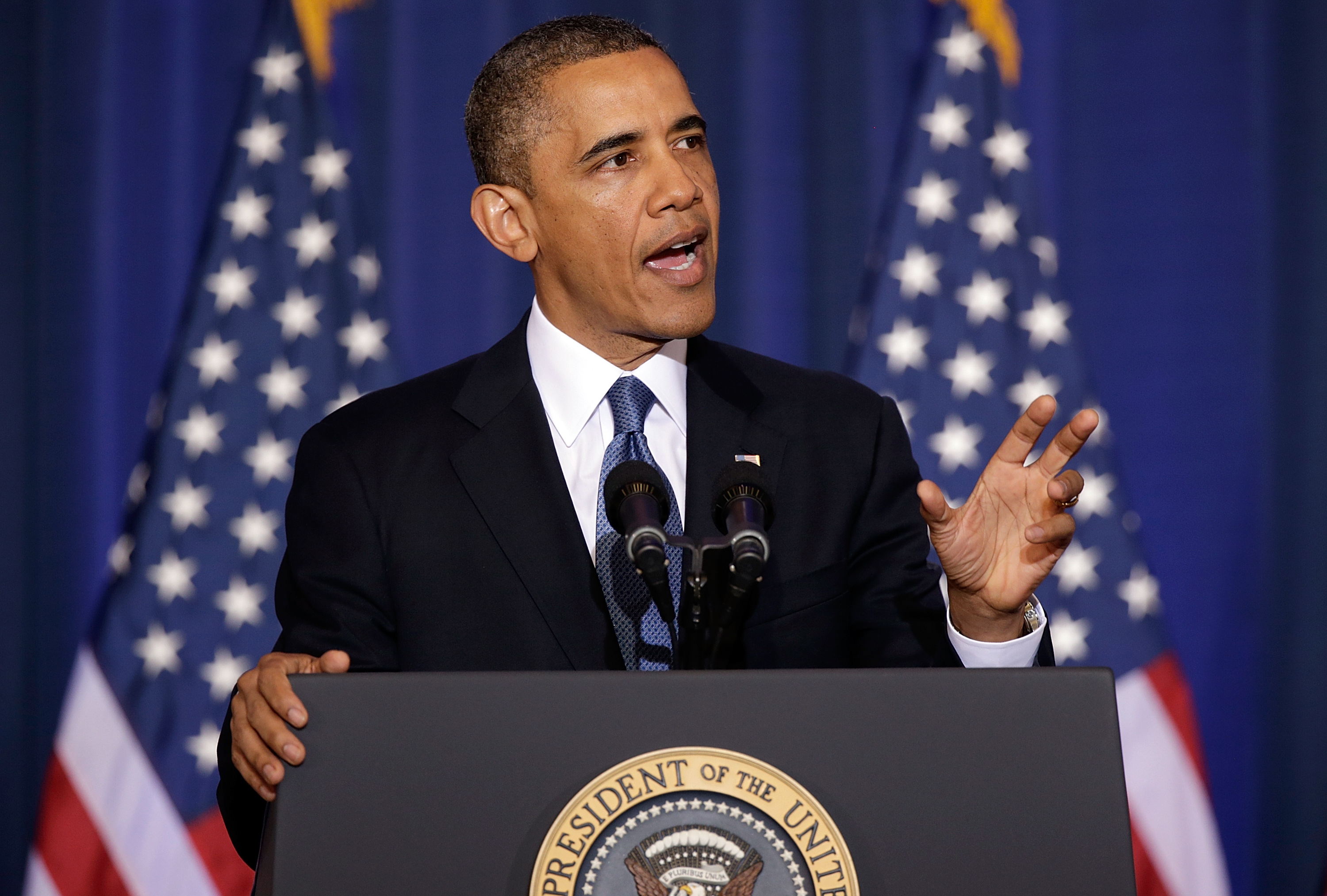 Obama Discusses US Counterterrorism Policy At National Defense University