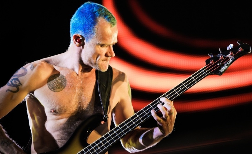 Flea, baixista do Red Hot Chili Peppers