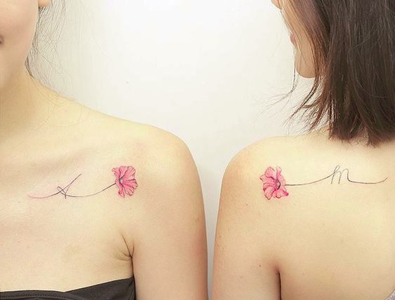Tattoos para irmãs e melhores amigas