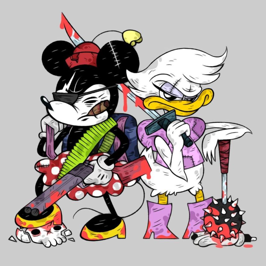 Mennie e Daisy Duck