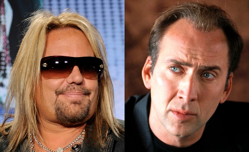 Vince Neil e Nicolas Cage