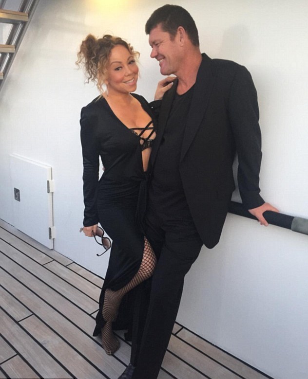 Mariah Carey e o noivo, James Packer