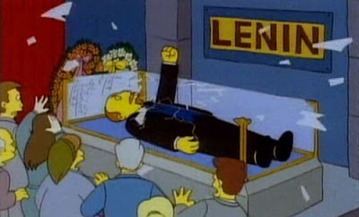 A volta de Lenin nos Simpsons
