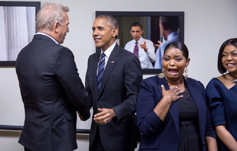 Octavia Spencer "surtou" com presença da Obama