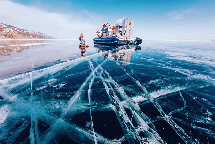 Fotógrafa passou três dias no Baikal para registrar esse verdadeiro espetáculo da natureza. Olha só!