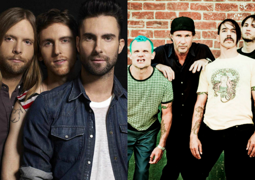 Maroon 5 e Red Hot Chili Peppers