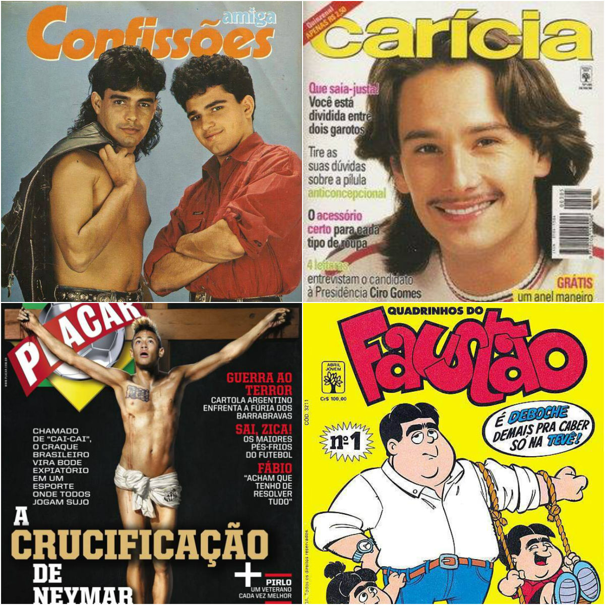 As grandes capas de revistas brasileiras antigas