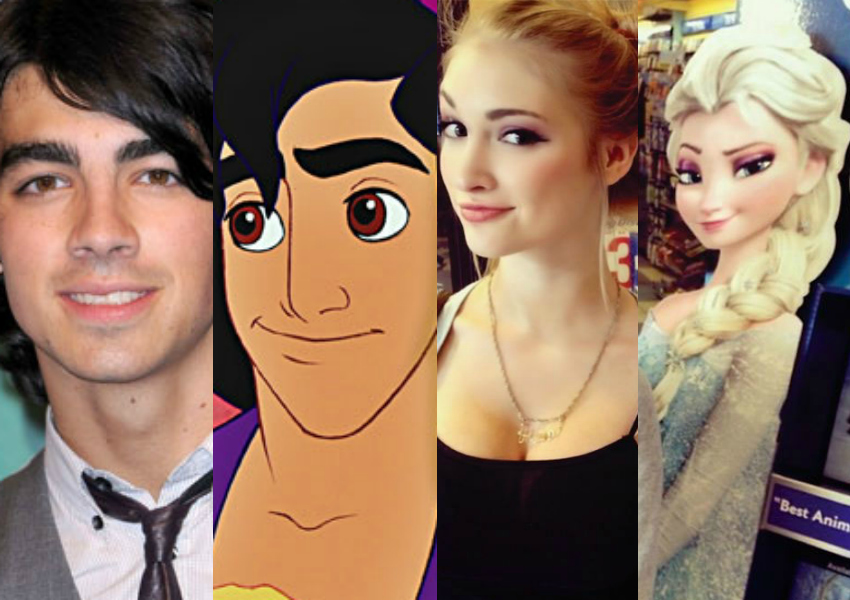 Eles são a cara de personagens da Disney