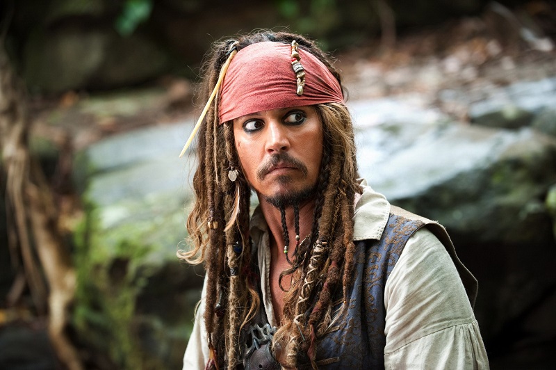 Johnny Depp causou confusão em 'Piratas do Caribe'