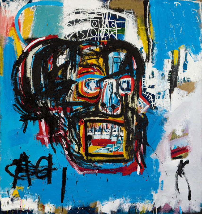 Quadro de Basquiat, ex-grafiteiro nas ruas de NY, é vendido por R$ 365,16 milhões