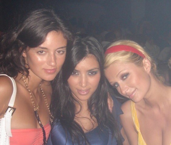 Kim Kardashian e Paris Hilton antes da fama