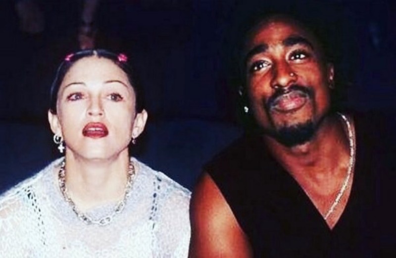 Madonna e Tupac tiveram um breve relacionamento