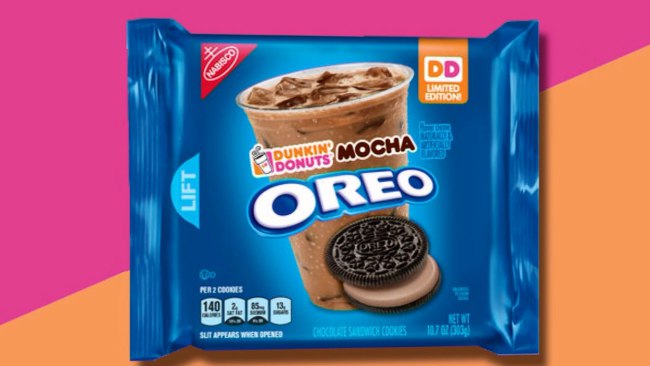 Oreo  e Dunkin 'Donuts se juntam para criar novo sabor Oreo mocha gelado