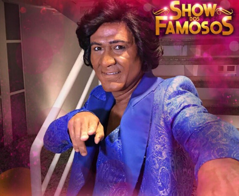 Nelson Freitas fez blackface no 'Show dos Famosos'