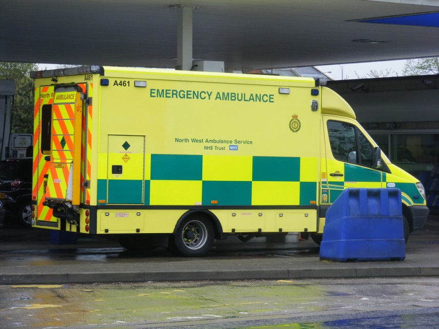 Serviço de ambulância North West, no Reino Unido 