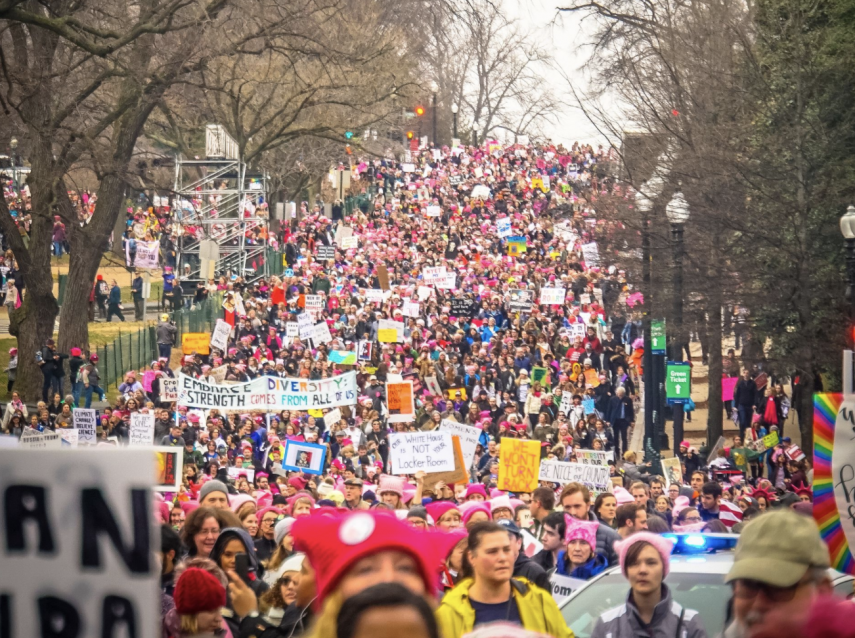 Protesto em Washington, nos EUA, em janeiro de 2017