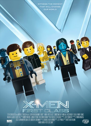 X-Men: First Class em versão Lego