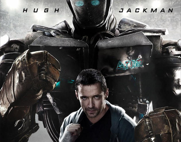 Hugh Jackman e seu robô boxeador estrelam pôster de Gigantes de Aço (Real Steel)