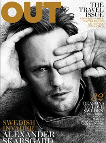 Alexander Skarsgard na capa da revista 