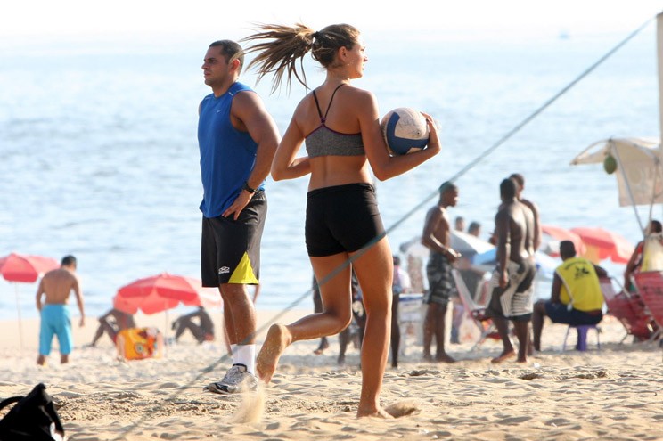 Sasha já treinou na praia pelo Flamengo