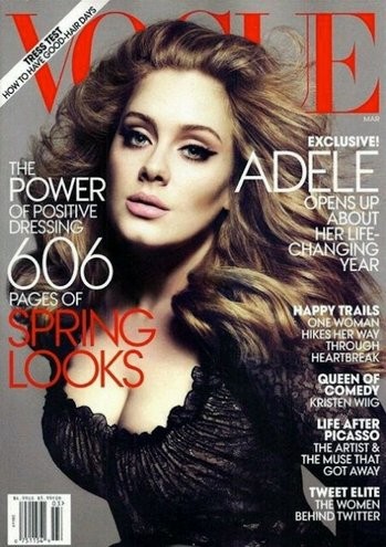 Adele para a Vogue US