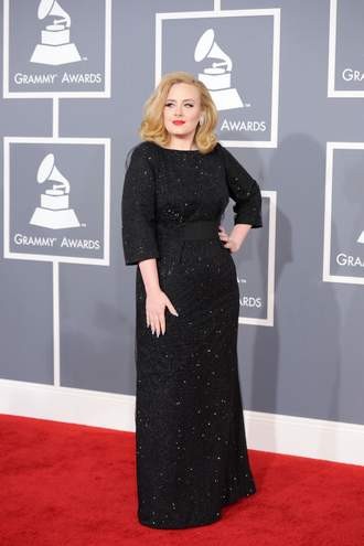 Adele no Red Carpet do Grammy Awrads 2012