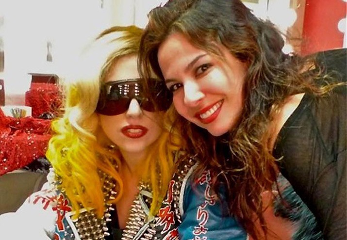 Luciana Gimenez posa ao lado de Lady Gaga