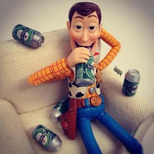 A intimidade de Woody, de Toy Story