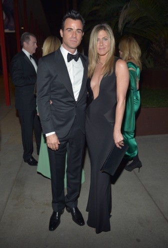 Justin Theroux e Jennifer Aniston no LACMA's 2012 Art + Film Gala