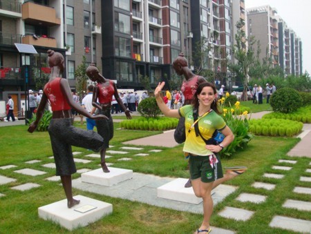 Durante os Jogos Pan-Americanos do Rio de Janeiro e nas Olimpíadas de Pequim, Jade era apenas uma garotinha