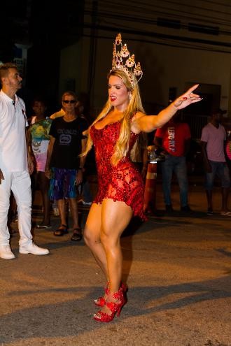 Prelude shore regional De vestido curto e samba no pé, Dani Vieira é coroada rainha da bateria –  Vírgula
