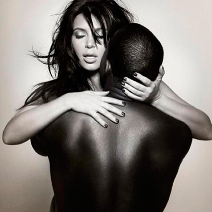 Kim Kardashian e Kanye na L'Officiel Hommes