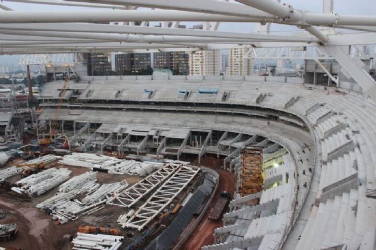 Novas fotos da Arena Palestra foram divulgadas no site oficial do estádio