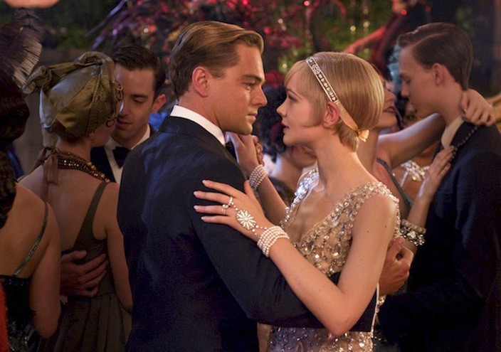 Jay Gatsby (Leonardo DiCaprio) e Daisy Buchanan (Carey Mulligan)  