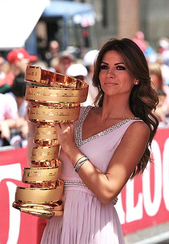Alessia Ventura, madrinha do Giro d'Italia 2013