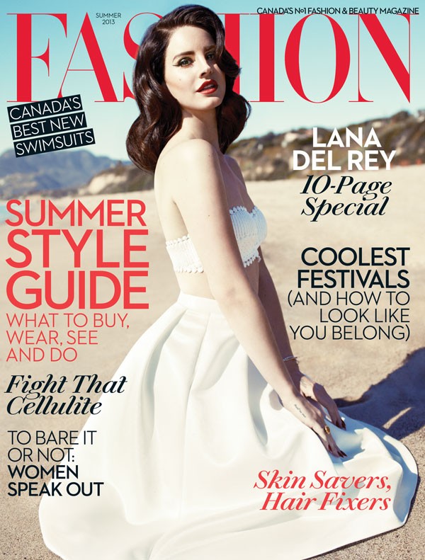 Lana del Rey é a capa da canadense Fashion Magazine