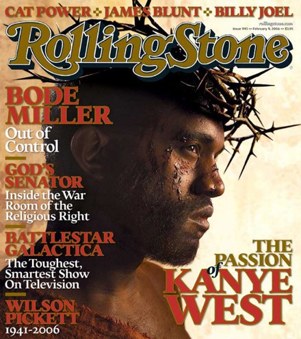 Kanye West na capa da Rolling Stone